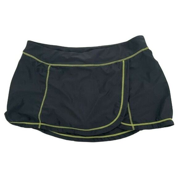 Zero X Posur Swimwear Skirt Women's Size XXL Stretch Asymmetric Inner Shorts - Picture 1 of 8